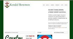 Desktop Screenshot of kendalbowmen.co.uk
